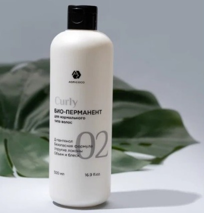 ADRICOCO CURLY, Био-перманент №2 для нормального типа волос, 500 мл