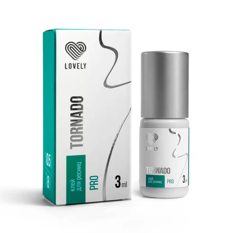 Lovely, Клей для наращивания ресниц "Tornado", 3 мл