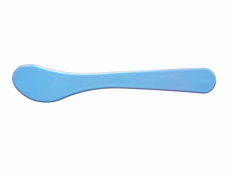 Шпатель пластиковый для масок, 15 см СИНИЙ, 1шт