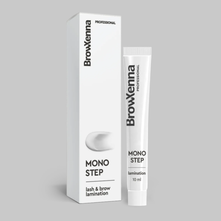 BrowXenna, Mono Step Lami Состав д/ламинирования ресниц и бровей,10 мл