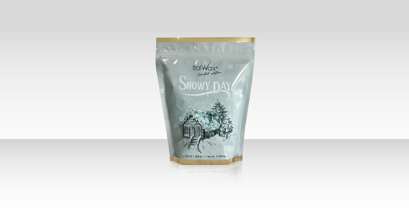 ItalWax, Воск горячий (пленочный)  Снежный день гранулы 0,5 кг 