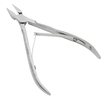 Solinberg, Кусачки маникюрные, матовые, двойная пружина, 8 мм, ручная заточка, арт. 222-302з