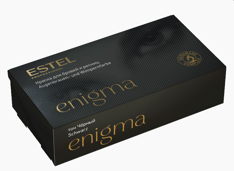 ESTEL ENIGMA, Краска для бровей и ресниц тон ЧЕРНЫЙ, 20 мл Ч/З