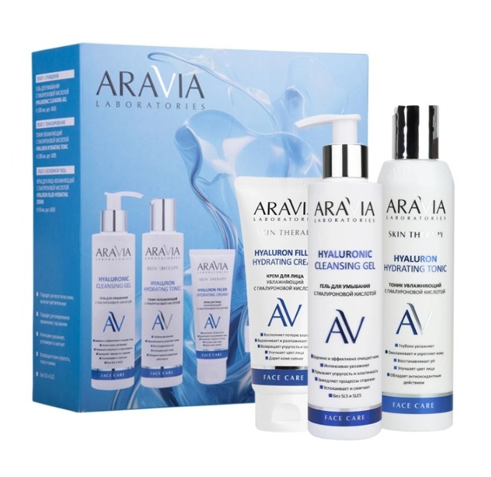 ARAVIA Laboratories, Набор для ухода за кожей лица Aqua Splash, 1 шт
