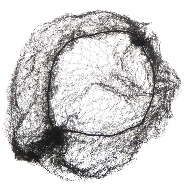 DEWAL, CE100 Сеточка для прически, черная 2 шт/уп