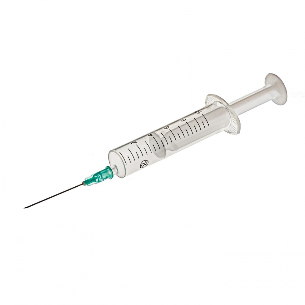 Шприц одноразовый 10 мл, 3-х комп с иглой