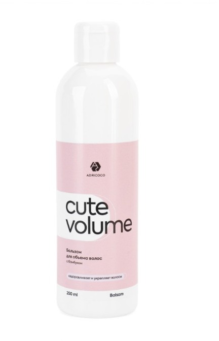 ADRICOCO CUTE VOLUME, Бальзам для объема волос с бамбуком, 250 мл