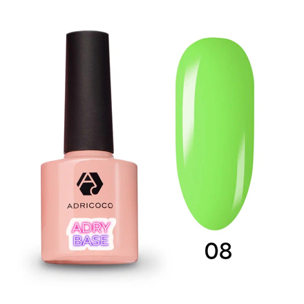 ADRICOCO Adry Base, База жеская №8 - Салатовый эффект, 8 мл