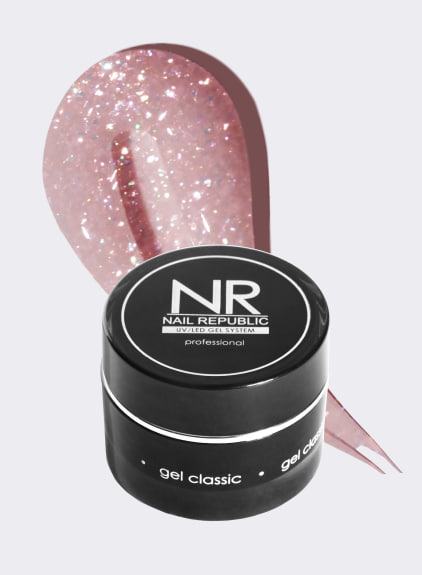 NR, Гель светоотражающий Nude flash gel №252, 15 мл