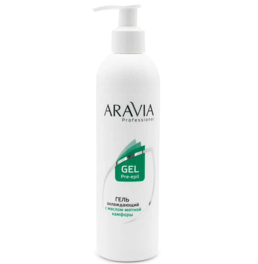 ARAVIA Professional 1036, Гель охлаждающий с маслом мятной камфоры, 300 мл