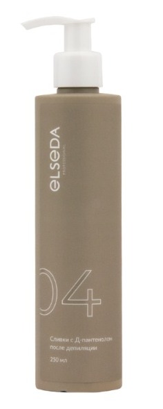 Elseda Professional, Сливки после депиляции с Д-пантенолом и маслом авокадо, 250 мл