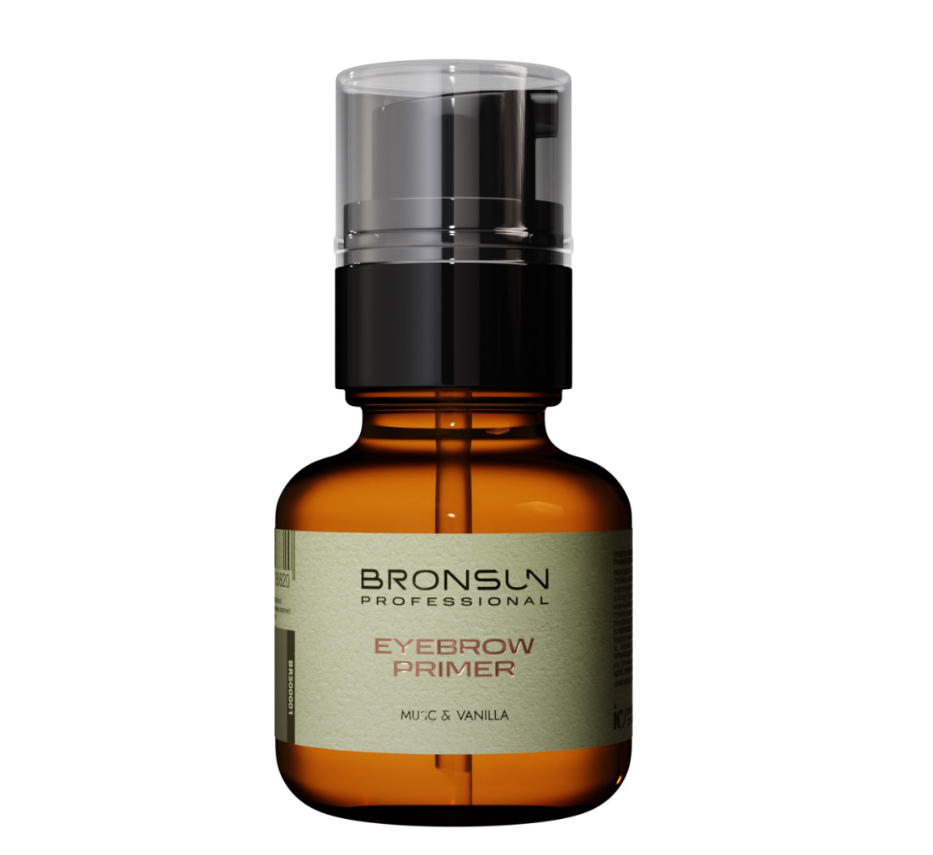 BRONSUN, Праймер-обезжириватель для бровей MUSC&VANILLA, 50 мл