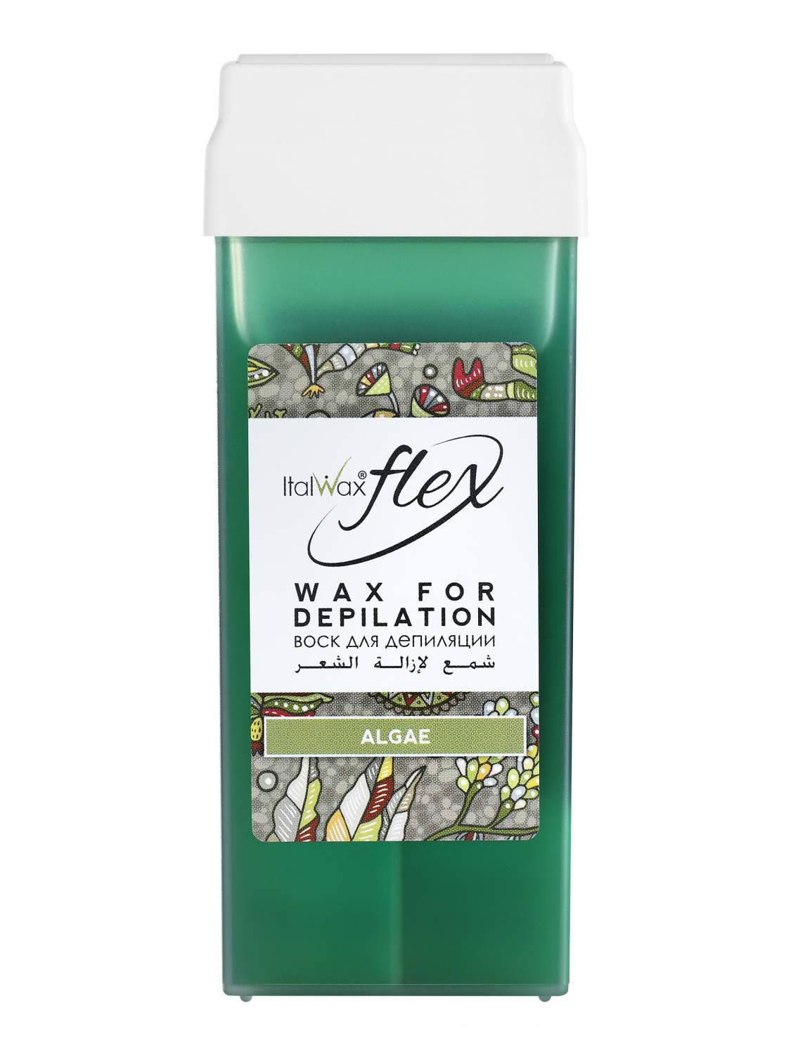ItalWax Flex, Воск в картридже "Водоросли", 100 мл (Ч/З)