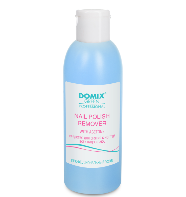 DOMIX GREEN, Средство для снятия всех видов лака с ацетоном, 200 мл