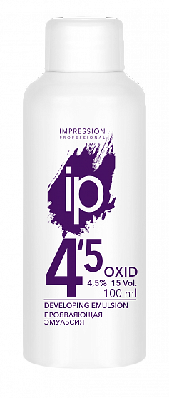 IP, Проявляющая эмульсия «impression professional» oxid 4,5 % (15 volume)/100 мл, арт.14965