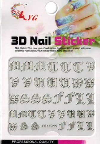 Solinberg, Слайдер дизайн для ногтей 3D, арт.365