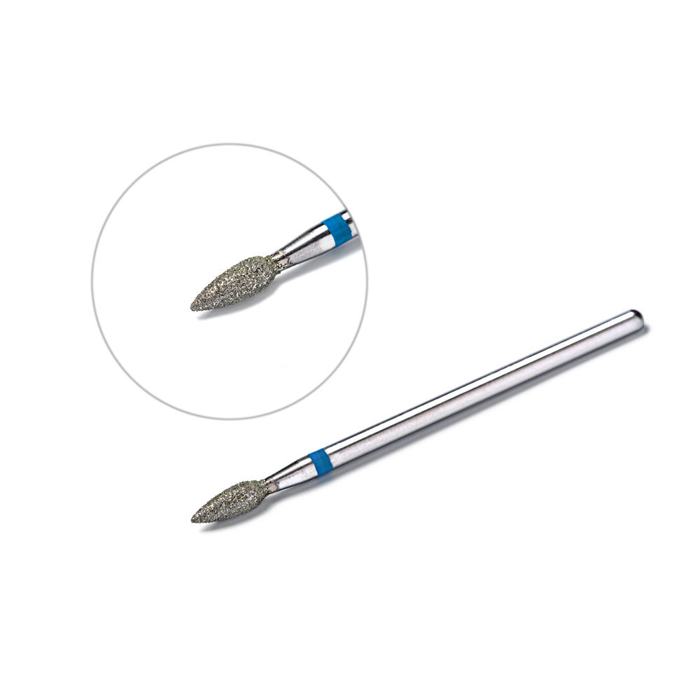 Фреза алмазная, пламя (средняя твердость) 2.7х7.3 мм 1шт