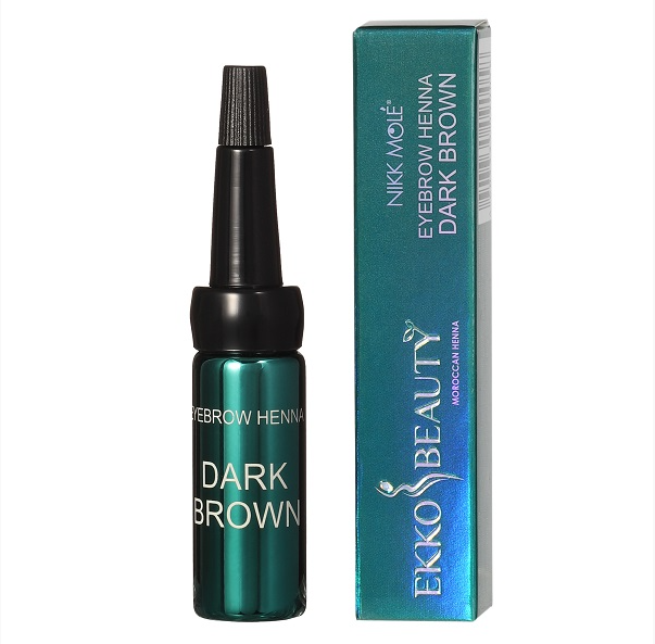 EKKOBEAUTY, Хна для бровей, Dark Brown, 10гр