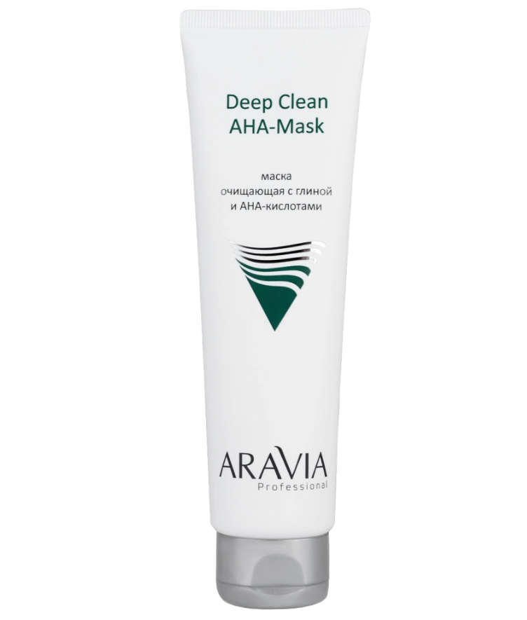 ARAVIA Professional 9001, Маска очищающая для лица с глиной и АНА-кислотами, 100 мл