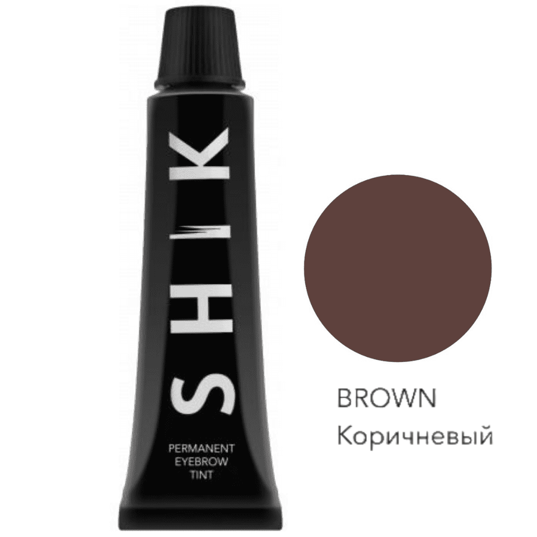SHIK, Краска для бровей и ресниц Коричневый 
