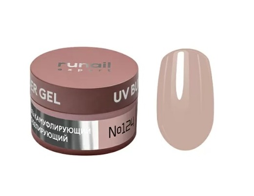 RUNAIL, Гель моделирующий UV BUILDER GEL Expert №124, 15 г