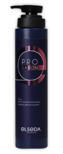 Elseda PRO salon, Гель очищающий перед депиляцией с экстрактом клубники, 400 мл