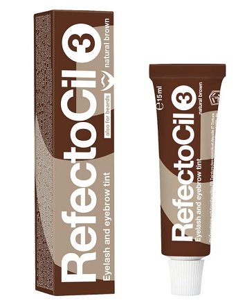 Refectocil, №3 - коричневая Краска для бровей и ресниц, 15 мл Ч/З