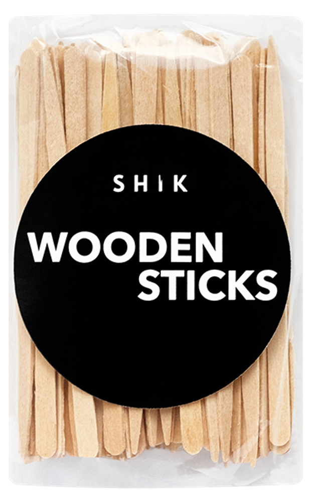 SHIK, Деревянный шпатель для нанесения воска 100 шт в упак