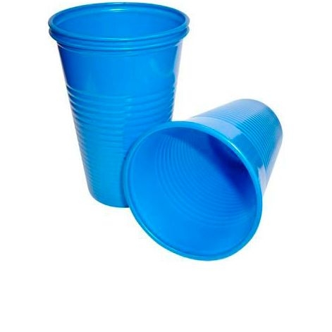 Стаканчик 200 гр. синий, 100 шт