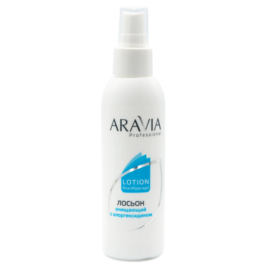 ARAVIA Professional 1062, Лосьон очищающий с хлоргексидином, 150 мл