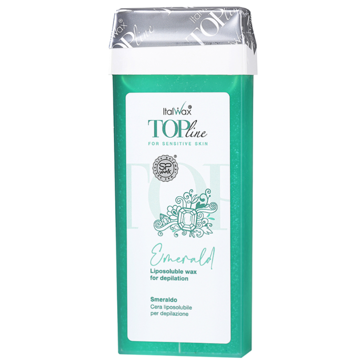 ItalWax Top Line, Воск в картридже "Emerald" (Изумруд), 100 мл Ч/З