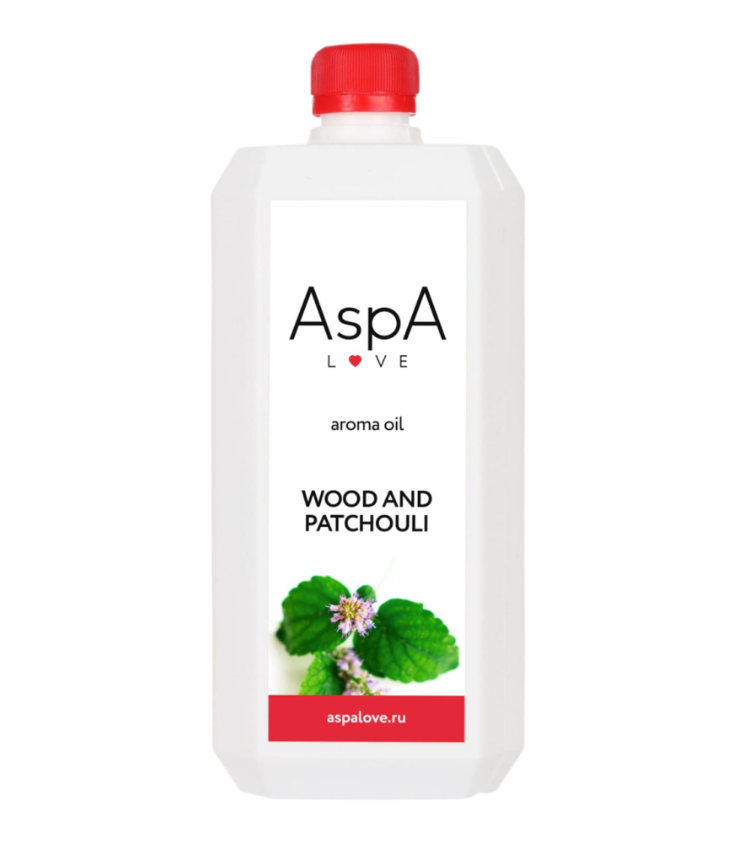 AspA  Love, Массажное масло Пачули и дерево, 1 л