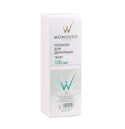 ItalWax, Полоски для депиляции 7*20, Люкс, 100 шт