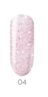 ADRICOCO Amélie, Гель-лак с перламутровой поталью №04 - будуарный розовый, 8 мл