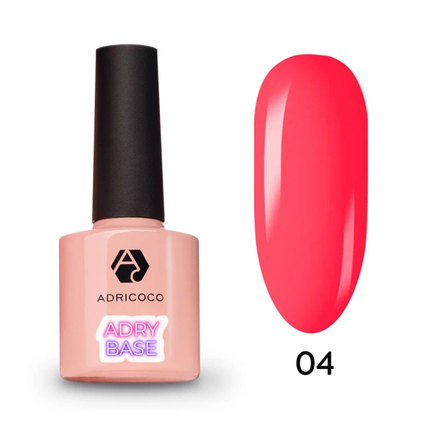 ADRICOCO Adry Base, База жеская №4 - Цветущая фуксия, 8 мл
