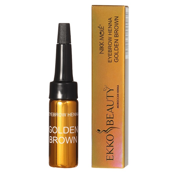 EKKOBEAUTY, Хна для бровей, Golden Brown, 10гр