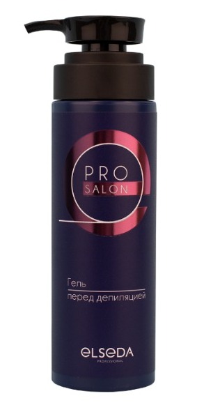 Elseda PRO salon, Гель очищающий перед депиляцией с экстрактом клубники, 200 мл