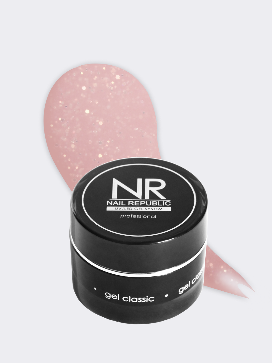 NR, Гель c золотым сиянием Golden nude gel №292, 15 мл