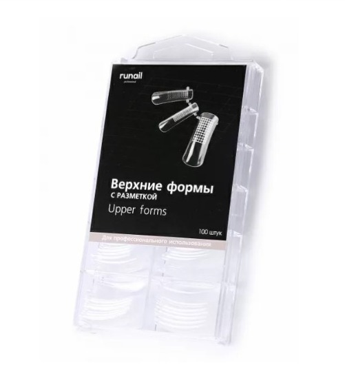 RUNAIL, Верхние формы (с разметкой), 100 шт арт 4477