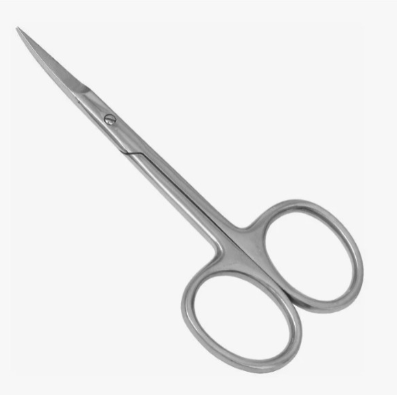 Металекс, Ножницы для кожи изогнутые, RMS-01SP (CVD)