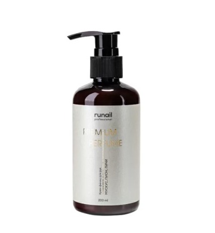 RUNAIL, Крем-финиш с мочевиной 10% (аромат: мускус, пион, личи), 200 мл