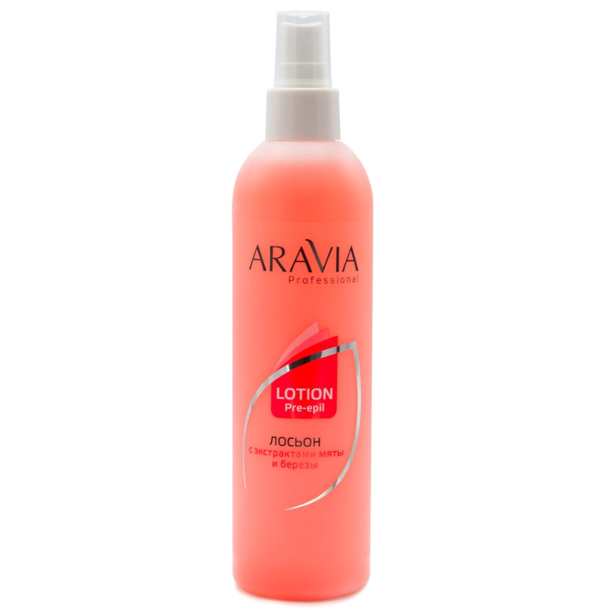 ARAVIA Professional, 1020 Лосьон перед депиляцией с экстратом мяты и березы, 300 мл