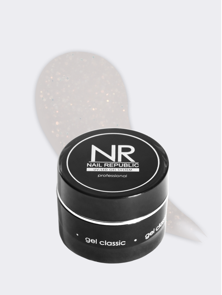 NR, Гель c золотым сиянием Golden nude gel №294, 15 мл