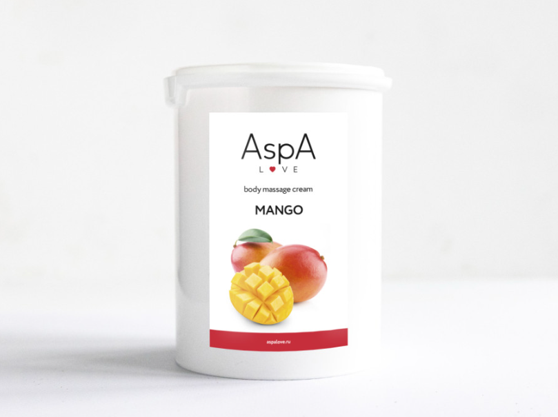 AspA  Love, Массажный крем для тела Манго, 1 кг