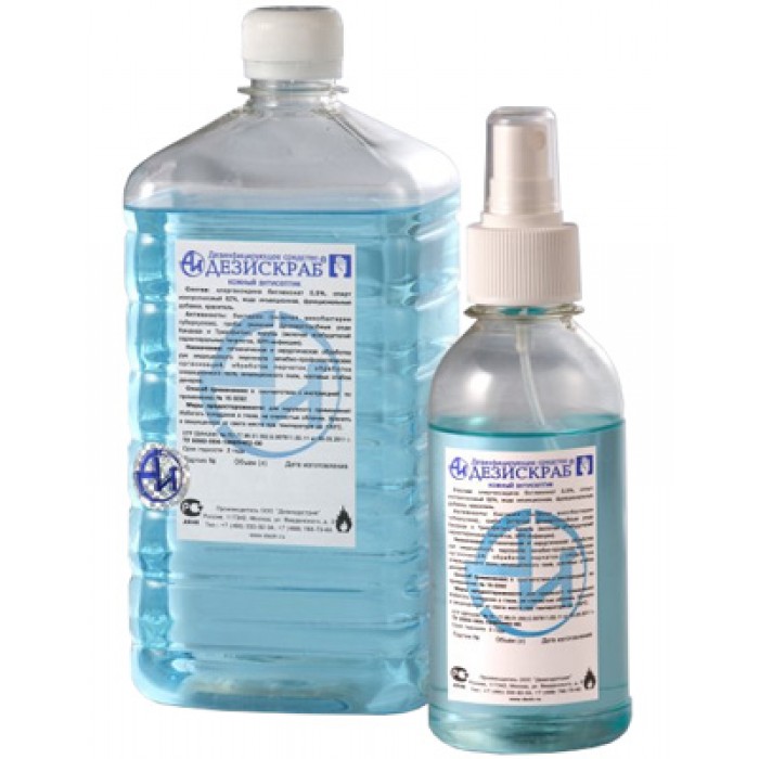 ДЕЗИСКРАБ, Кожный антисептик (ГОЛУБОЙ), 1л (Марк)