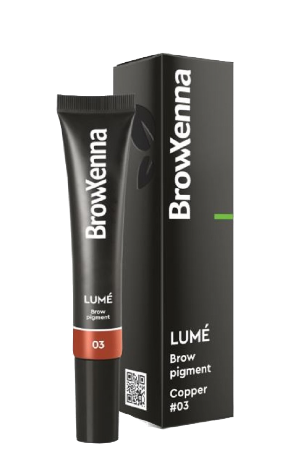 Lume, Пигмент  прямого действия для бровей гелевый 03, Copper 15мл, 1 шт.
