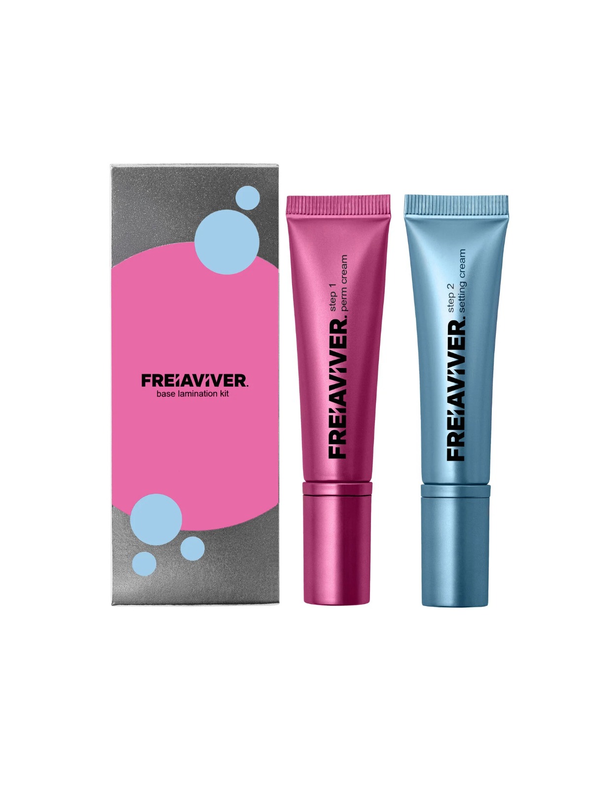 FreiAVIVER, Набор составов для ламинирования ресниц и бровей (2*15ml) Ч/З