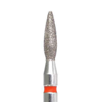 КМИЗ, Фреза алмазная пламя мелкая D2.3 (красный) ГСАП-2,3П-8М, 856.104.243.080.023