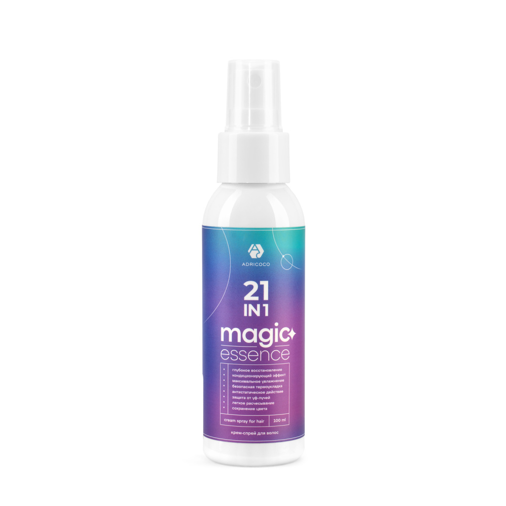 ADRICOCO, Крем-спрей для волос 21 в 1 Magic Essence многофункциональный, 100 мл