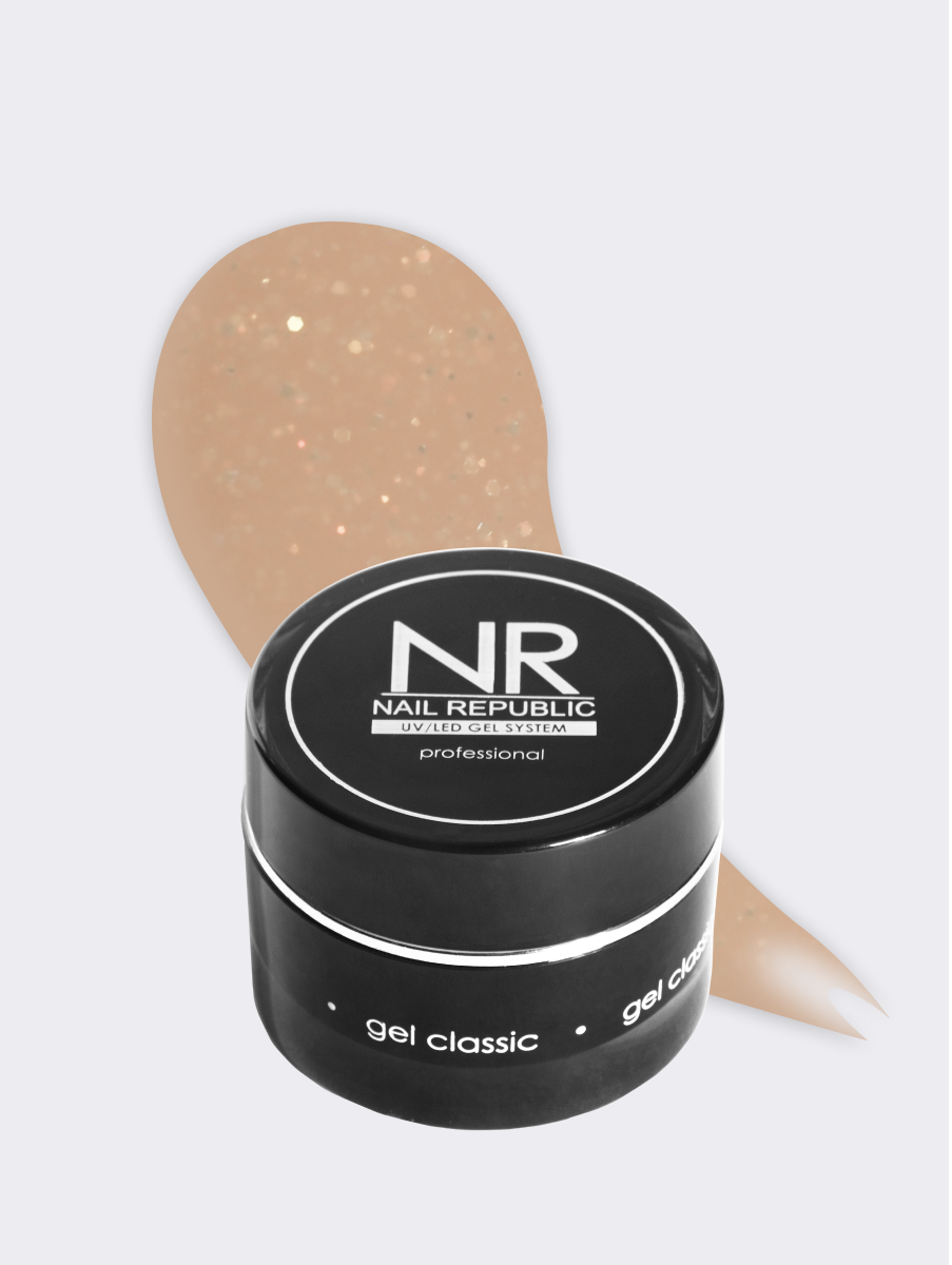 NR, Гель c золотым сиянием Golden nude gel №291, 15 мл